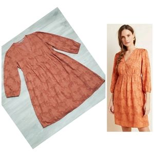New ANTHROPOLOGIE x Daniel Rainn Lia Textured Mini Dress sz S